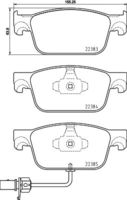 BREMBO P 85 153X - Juego de pastillas de freno