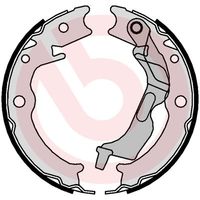 BREMBO S 10 520 - Juego de zapatas de frenos, freno de estacionamiento