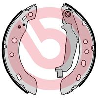 BREMBO S 56 551 - Juego de zapatas de frenos