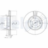 DELPHI BG3240C - Disco de freno