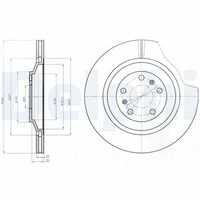 DELPHI BG4292C - Disco de freno