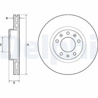 DELPHI BG4669C - Disco de freno