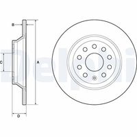 DELPHI BG4751C - Disco de freno