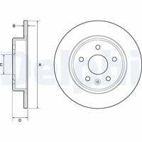 DELPHI BG4761C - Disco de freno