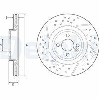 DELPHI BG4789C - Disco de freno