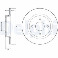 DELPHI BG4954C - Disco de freno