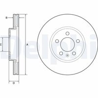 DELPHI BG4965C - Disco de freno