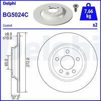 DELPHI BG5024C - Disco de freno