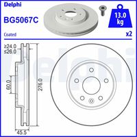 DELPHI BG5067C - Disco de freno