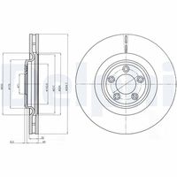 DELPHI BG9071C - Disco de freno