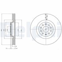 DELPHI BG9109C - Disco de freno