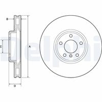 DELPHI BG9155C - Disco de freno