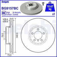 DELPHI BG9157BC - Disco de freno