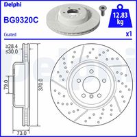 DELPHI BG9320C - Disco de freno