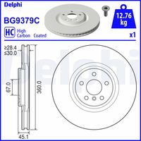 DELPHI BG9379C - Disco de freno