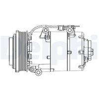 DELPHI CS20358 - Compresor, aire acondicionado