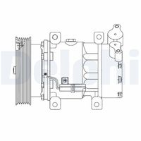 DELPHI CS20523 - Compresor, aire acondicionado