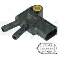 DELPHI DPS00014 - Sensor, presión gas de escape