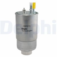 DELPHI HDF671 - Filtro combustible