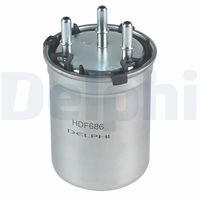 DELPHI HDF686 - Filtro combustible