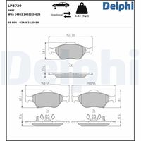 DELPHI LP3739 - Juego de pastillas de freno