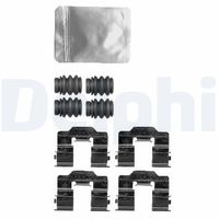 DELPHI LX0581 - Kit de accesorios, pastillas de frenos