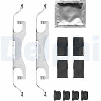 DELPHI LX0698 - Kit de accesorios, pastillas de frenos