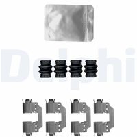 DELPHI LX0633 - Kit de accesorios, pastillas de frenos