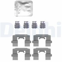 DELPHI LX0731 - Kit de accesorios, pastillas de frenos