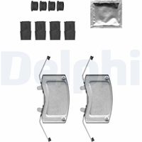 DELPHI LX0699 - Kit de accesorios, pastillas de frenos