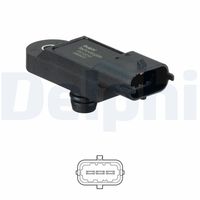 DELPHI PS10210 - Sensor, presión colector de admisión