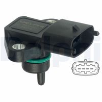 DELPHI PS10151 - Sensor, presión de sobrealimentación