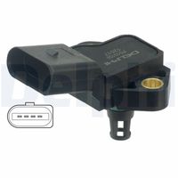 DELPHI PS10159 - Sensor, presión de sobrealimentación