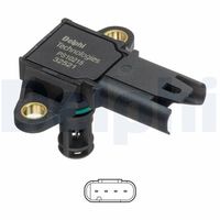 DELPHI PS10215 - Sensor, presión de sobrealimentación