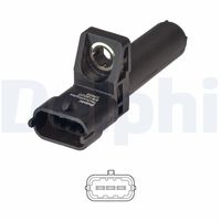 DELPHI SS12020-12B1 - Generador de impulsos, cigüeñal