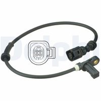 DELPHI SS20494 - Sensor, revoluciones de la rueda