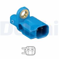 DELPHI SS20607 - Sensor, revoluciones de la rueda