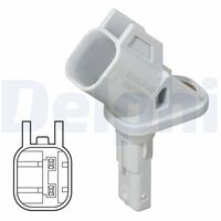 DELPHI SS20581 - Sensor, revoluciones de la rueda