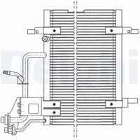 DELPHI TSP0225011 - Condensador, aire acondicionado