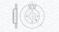 MAGNETI MARELLI 361302040226 - Disco de freno