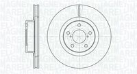 MAGNETI MARELLI 361302040348 - Disco de freno