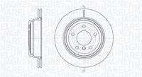 MAGNETI MARELLI 361302040686 - Disco de freno