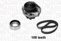 MAGNETI MARELLI 341401610001 - Bomba de agua + kit correa distribución