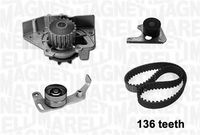 MAGNETI MARELLI 341402080001 - Bomba de agua + kit correa distribución