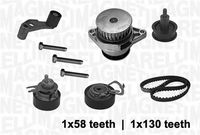 MAGNETI MARELLI 341403680002 - Bomba de agua + kit correa distribución