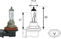 MAGNETI MARELLI 002547100000 - Lámpara, faro de carretera