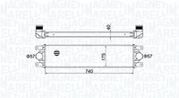 MAGNETI MARELLI 351319204790 - Radiador de aire de admisión