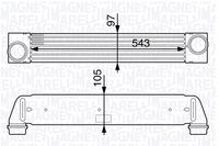 MAGNETI MARELLI 351319202370 - Radiador de aire de admisión