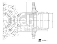 FEBI BILSTEIN 181011 - Buje de rueda