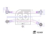 FEBI BILSTEIN 182489 - Barra oscilante, suspensión de ruedas